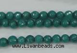 CCN2279 15.5 inches 6mm faceted round candy jade beads wholesale