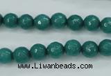 CCN2280 15.5 inches 8mm faceted round candy jade beads wholesale