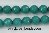 CCN2281 15.5 inches 10mm faceted round candy jade beads wholesale