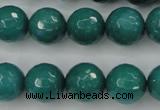 CCN2283 15.5 inches 14mm faceted round candy jade beads wholesale