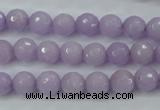 CCN2288 15.5 inches 8mm faceted round candy jade beads wholesale