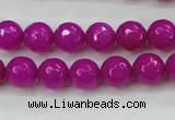 CCN2296 15.5 inches 10mm faceted round candy jade beads wholesale