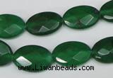 CCN230 15.5 inches 12*18mm faceted oval candy jade beads