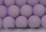 CCN2401 15.5 inches 4mm round matte candy jade beads wholesale