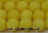 CCN2408 15.5 inches 4mm round matte candy jade beads wholesale