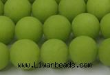 CCN2409 15.5 inches 4mm round matte candy jade beads wholesale