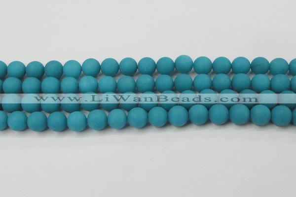 CCN2412 15.5 inches 4mm round matte candy jade beads wholesale