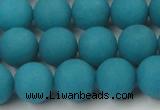 CCN2432 15.5 inches 6mm round matte candy jade beads wholesale