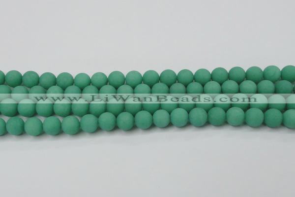 CCN2490 15.5 inches 12mm round matte candy jade beads wholesale