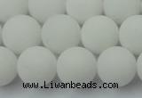 CCN2500 15.5 inches 14mm round matte candy jade beads wholesale