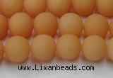 CCN2518 15.5 inches 10mm round matte candy jade beads wholesale