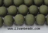 CCN2546 15.5 inches 10mm round matte candy jade beads wholesale