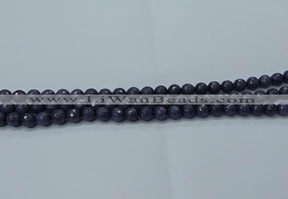 CCN2567 15 inches 8mm faceted round candy jade beads wholesale