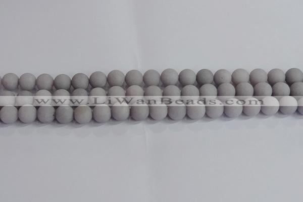 CCN2582 15.5 inches 8mm round matte candy jade beads wholesale