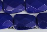 CCN2635 15.5 inches 18*25mm faceted trapezoid candy jade beads