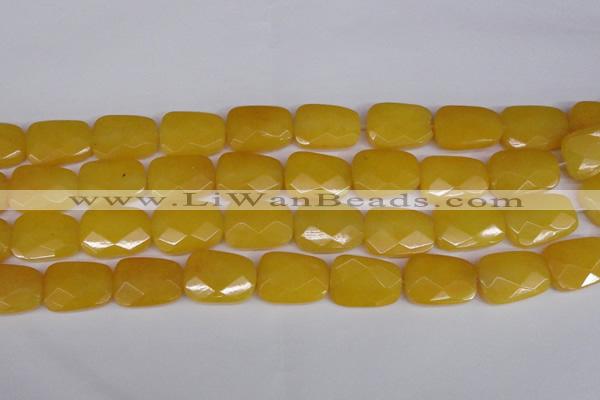 CCN2636 15.5 inches 18*25mm faceted trapezoid candy jade beads