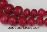 CCN2648 15.5 inches 5*8mm - 12*16mm faceted rondelle candy jade beads