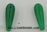 CCN2739 Top-drilled 10*30mm teardrop candy jade beads wholesale