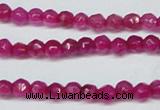 CCN2811 15.5 inches 3mm tiny faceted round candy jade beads