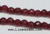 CCN2813 15.5 inches 3mm tiny faceted round candy jade beads