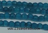 CCN2815 15.5 inches 3mm tiny faceted round candy jade beads