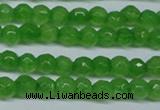 CCN2818 15.5 inches 3mm tiny faceted round candy jade beads