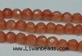 CCN2820 15.5 inches 4mm tiny faceted round candy jade beads