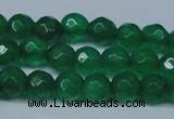 CCN2835 15.5 inches 5mm faceted round candy jade beads