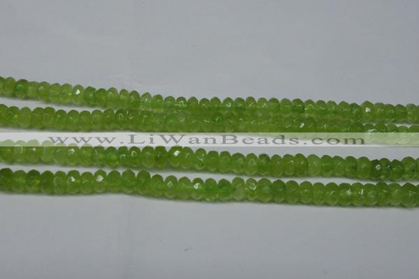 CCN2853 15.5 inches 2*4mm faceted rondelle candy jade beads