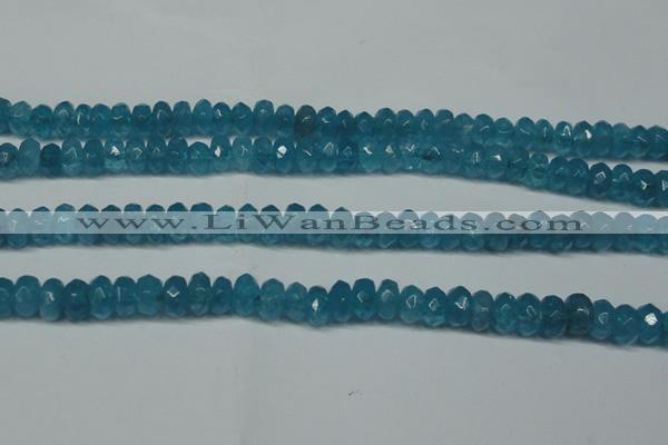 CCN2855 15.5 inches 2*4mm faceted rondelle candy jade beads