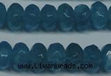 CCN2863 15.5 inches 4*6mm faceted rondelle candy jade beads