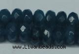 CCN2876 15.5 inches 5*8mm faceted rondelle candy jade beads