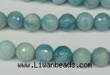 CCN2932 15.5 inches 8mm faceted round candy jade beads