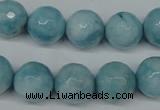 CCN2934 15.5 inches 12mm faceted round candy jade beads wholesale