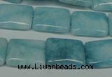 CCN2940 15.5 inches 13*18mm rectangle candy jade beads wholesale