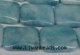 CCN2942 15.5 inches 18*25mm rectangle candy jade beads wholesale