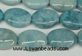 CCN2951 15.5 inches 15*20mm oval candy jade beads wholesale