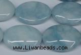 CCN2952 15.5 inches 18*25mm oval candy jade beads wholesale