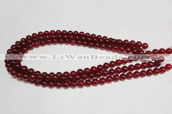 CCN35 15.5 inches 8mm round candy jade beads wholesale