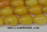 CCN3760 15.5 inches 10*14mm teardrop candy jade beads wholesale