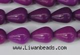 CCN3767 15.5 inches 10*14mm teardrop candy jade beads wholesale