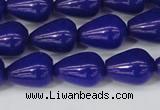 CCN3772 15.5 inches 10*14mm teardrop candy jade beads wholesale