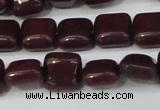 CCN3791 15.5 inches 8*8mm square candy jade beads wholesale