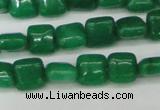 CCN3793 15.5 inches 8*8mm square candy jade beads wholesale