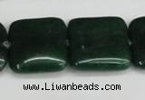 CCN3809 15.5 inches 20*20mm square candy jade beads wholesale