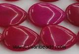 CCN3892 15.5 inches 18*25mm flat teardrop candy jade beads