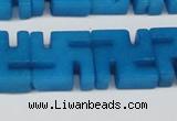 CCN3962 15.5 inches 20*20mm svastika candy jade beads wholesale