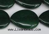 CCN3980 15.5 inches 30*40mm flat teardrop candy jade beads