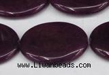 CCN3992 15.5 inches 30*40mm oval candy jade beads wholesale