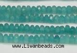 CCN4106 15.5 inches 2*4mm faceted rondelle candy jade beads